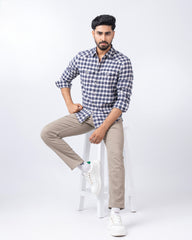 Regular Fit Check Casual Shirt