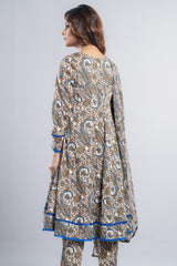 Ready-to-Wear Three Piece Lawn with Chiffon Dupatta