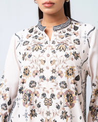 Smart Fit Embroidered Two-Piece Ethnic Set