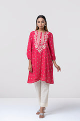 Smart Fit Embroidered Viscose Ethnic Kurti
