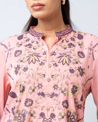 Smart Fit Embroidered Two-Piece Ethnic Set