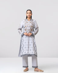 Smart Fit Embroidered Two-Piece Ethnic Set