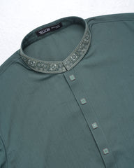 Regular Fit Embroidered Semi-Formal Panjabi