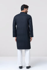 Regular Fit Embroidered Semi-Formal Panjabi