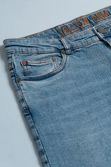 Slim Fit Dusty Blue Jeans