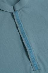 Regular Fit Embroidered Formal Kabli Set