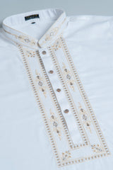 Regular Fit Embroidered Semi-Formal Panjabi