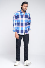 Regular Fit Checkered Casual Shirt