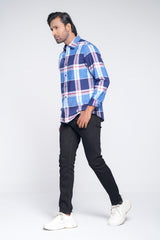 Regular Fit Checkered Casual Shirt