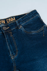 Slim Fit Navy Jeans