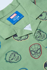 Junior Boys Casual Shirt (10-14 Years) - Marvel
