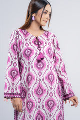 Ready-to-Wear Three-Piece Lawn with Cotton Dupatta