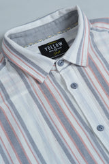 Slim Fit Striped Casual Shirt