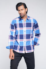 Regular Fit Checkered Casual Shirt