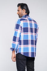 Regular Fit Checkered Casual Shirt