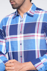 Regular Fit Checkered Casual Shirt