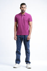 Regular Fit Ottoman Jersey Polo Shirt