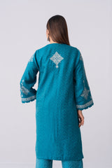 Relaxed Fit Embroidered and Printed Two-Piece Semi-Formal Ethnic Set