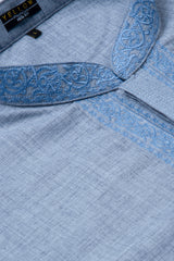 Regular Fit Embroidered Formal Panjabi