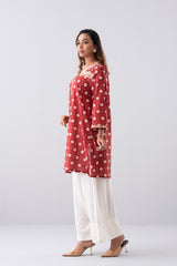 Relaxed Fit Embroidered Ethnic Kurti