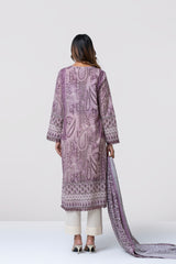 Smart Fit Embroidered and Printed Two-Piece Lawn