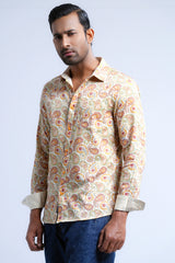 Slim Fit Printed Casual Shirt