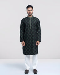 Regular Fit Embroidered Semi-Formal Panjabi