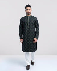 Regular Fit Embroidered Semi-Formal Panjabi