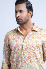 Slim Fit Printed Casual Shirt