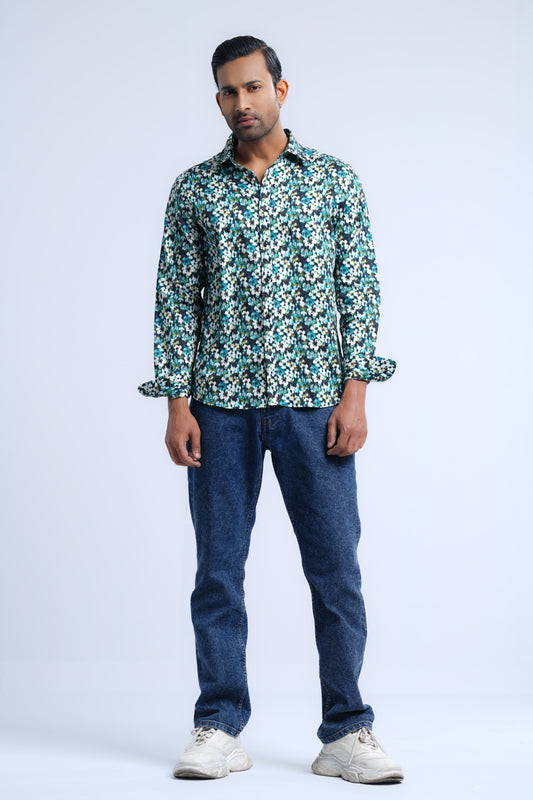 Regular Fit Printed Casual Shirt