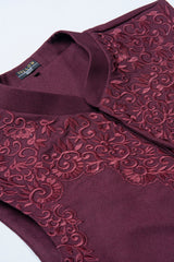 Regular Fit Embroidered Semi-Formal Waistcoat