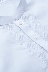 Regular Fit Embroidered Semi-Formal Panjabi