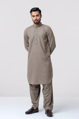 Regular Fit Embroidered Semi-Formal Kabli Set