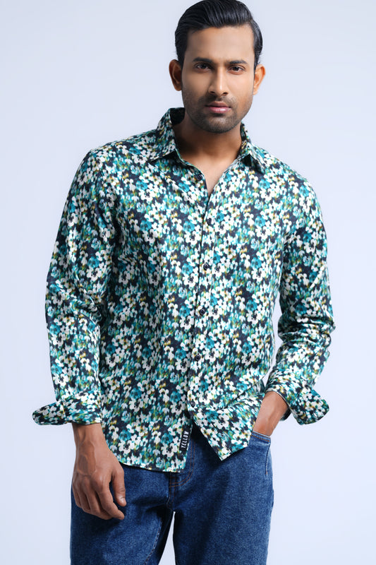 Regular Fit Printed Casual Shirt