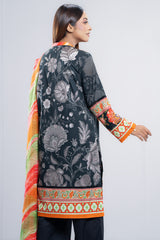 Ready-to-Wear Three Piece Lawn with Chiffon Dupatta