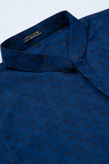 Regular Fit Semi-Formal Jacquard Panjabi