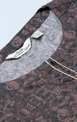 Relaxed Fit Digital Printed Three-Piece Lawn