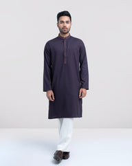 Regular Fit Embroidered Semi-Formal Panjabi