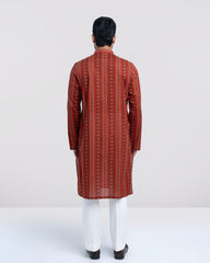 Regular Fit Printed Panjabi