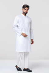 Regular Fit Embroidered Semi-Formal Panjabi
