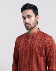 Regular Fit Printed Panjabi