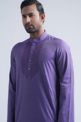 Regular Fit Embroidered Semi-Formal Panjabi