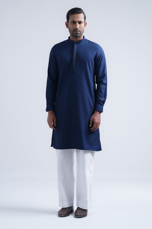 Regular Fit Embroidered Formal Panjabi