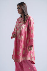 Relaxed Fit Printed Two-Piece Semi-Formal Ethnic Set