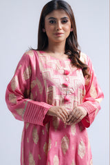 Relaxed Fit Printed Two-Piece Semi-Formal Ethnic Set