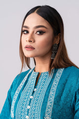 Relaxed Fit Embroidered and Printed Two-Piece Semi-Formal Ethnic Set