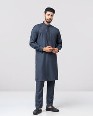 Regular Fit Embroidered Formal Ethnic Kurta Set