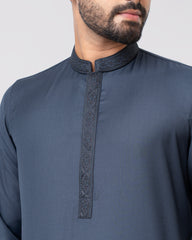 Regular Fit Embroidered Formal Ethnic Kurta Set