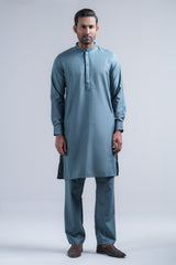 Regular Fit Embroidered Semi-Formal Kurta Set