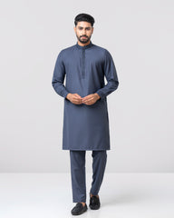 Regular Fit Embroidered Formal Ethnic Kurta Set